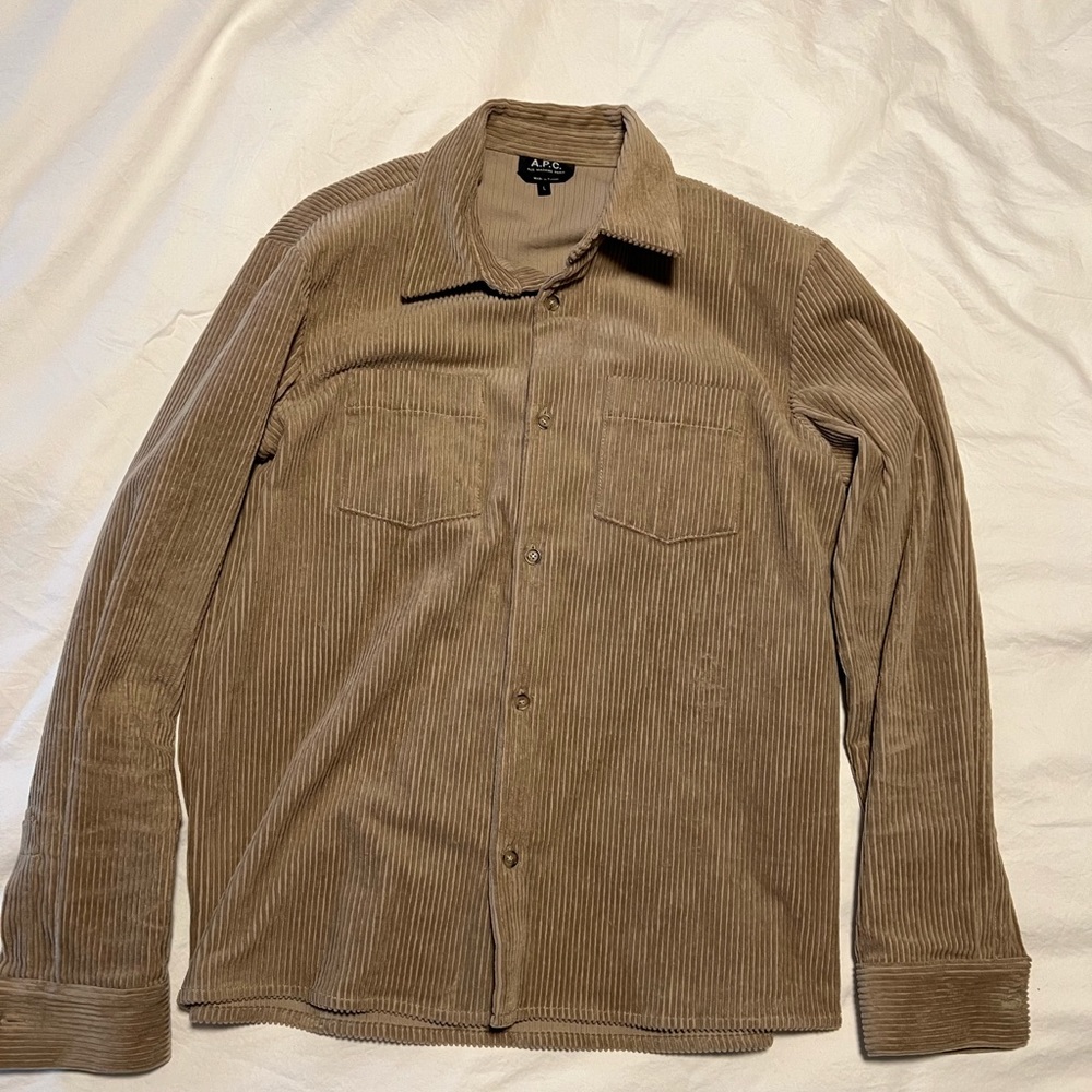 APC Men’s Corduroy Shacket (L)